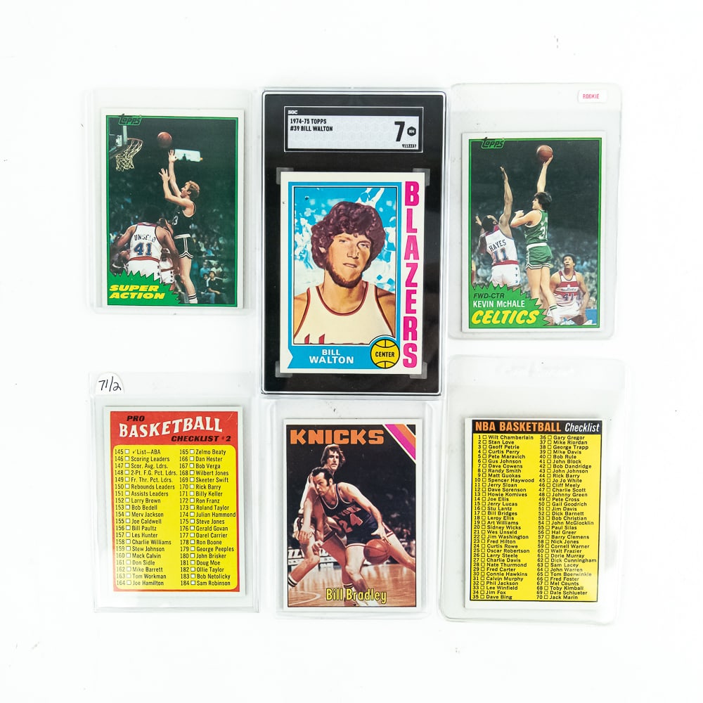 1974-75 Topps #39 Bill Walton RC SGC 7 & More (1 of 6)