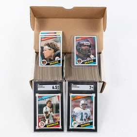 1984 Topps NFL Complete Set Elway 6.5 Marino 7