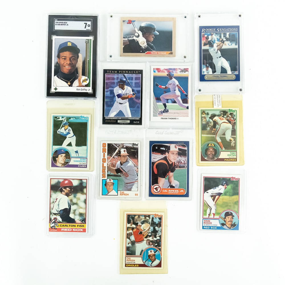 89 Upper Deck Griffey Jr SGC 7 '83 Topps Gwynn RC+ (1 of 9)