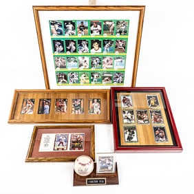 Framed 86 Star Picks Nolan Ryan Uncut Sheet & More