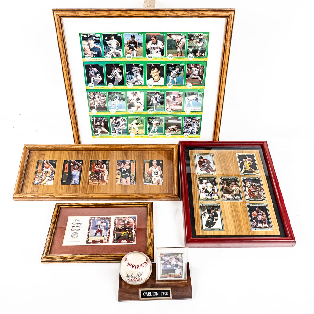 Framed 86 Star Picks Nolan Ryan Uncut Sheet & More (1 of 15)