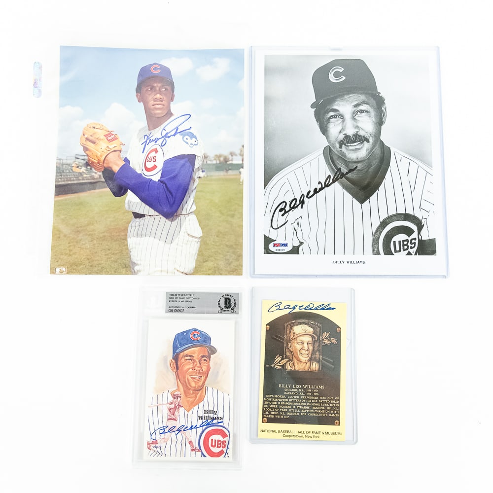 Billy Williams & Fergie Jenkins Auto Memorabilia (1 of 10)