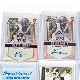 Collection of (13) NFL Autographed Rookie Cards (1 of 9)