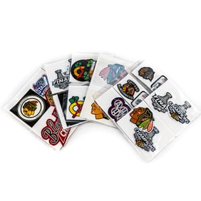 Collection of Chicago Blackhawks Decals & Patches+