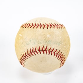 1950s Ted Williams Autographed Speed Ball Baseball