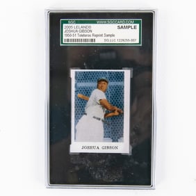 2005 Lelands 1950-51 Joshua Gibson Reprint Sample