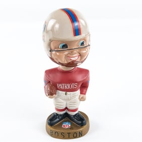 1960s BOSTON Patriots NFL Bobblehead Nodder