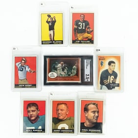 61 Topps Jim Brown #77 SGC 2.5 '55 Bowman Blanda +