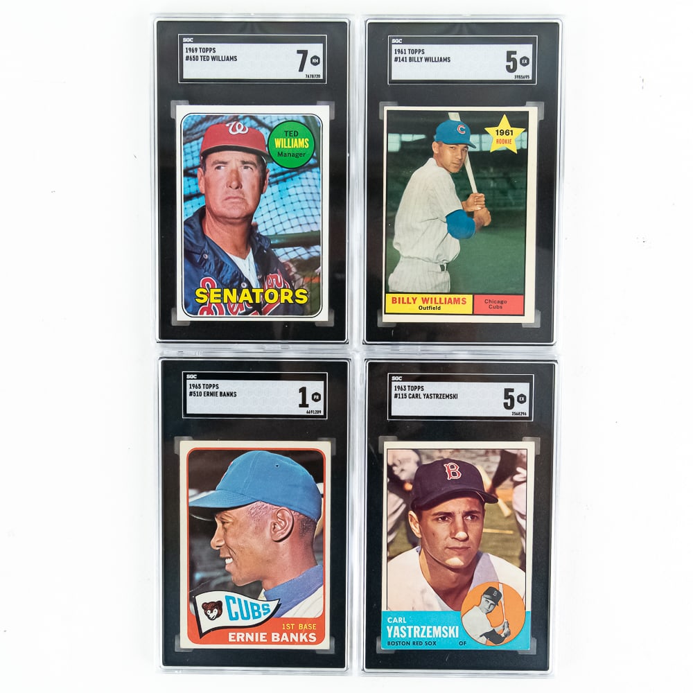 1961 Topps Williams SGC 5 1963 Topps Yastzemski ++ (1 of 6)