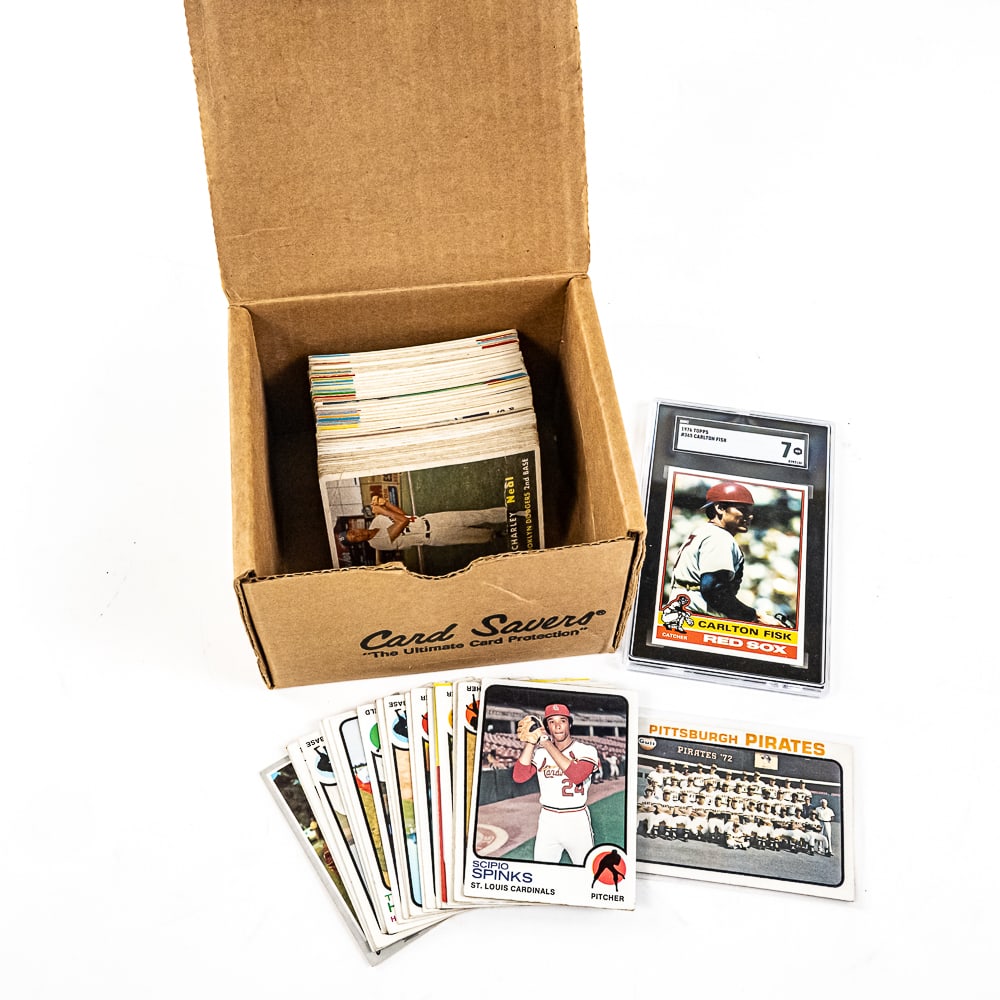 1976 Topps #365 Carlton Fisk & 57-75 Set Fillers (1 of 6)