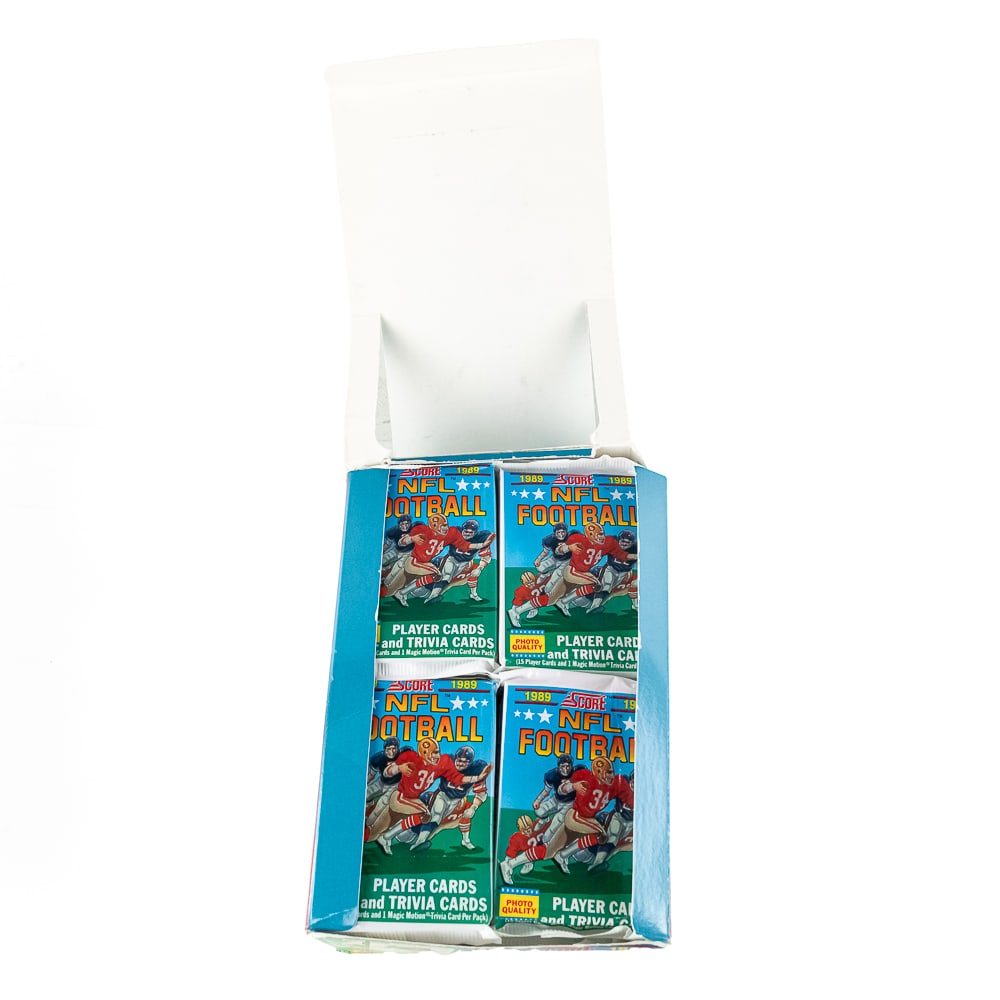 1989 Score NFL Wax Box w 36 unopened Packs (1 of 8)