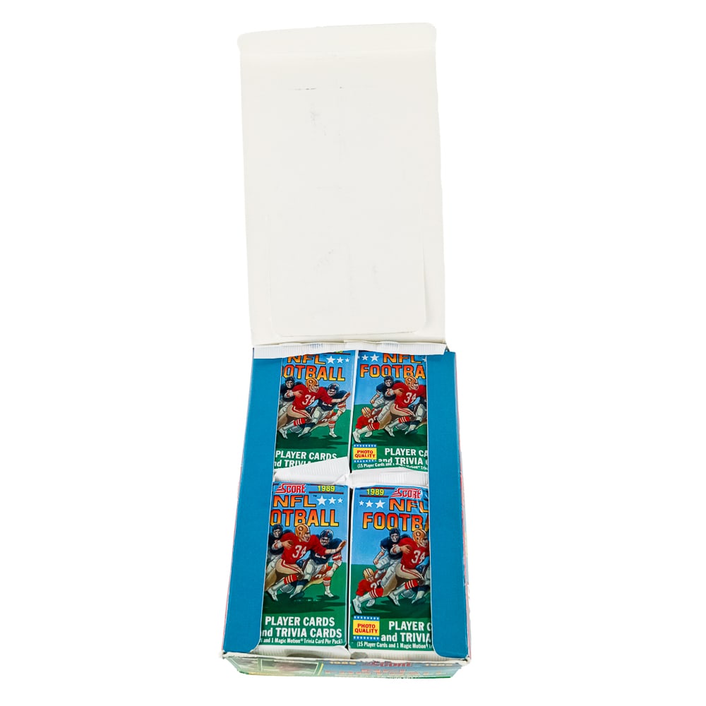 1989 Score NFL Wax Box w 36 unopened Packs (1 of 8)