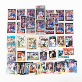 (24) 1987 Donruss Maddux RCs 90 Leaf Maddux SCD 9+