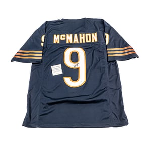 Jim The Punky QB McMahon Autographed Bears Jersey