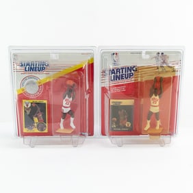 (2) NIB Michael Jordan Starting Lineup Figures