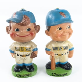 Pair of 1960s Chicago White Sox Bobbleheads