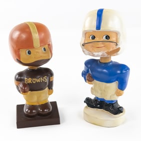 1960s Cleveland Browns & Blue NFL Bobbleheads