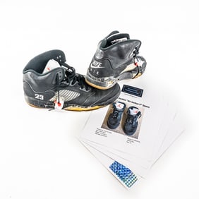 Michael Jordan Game Used Pair of Jordan V Shoes