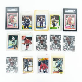 84-85 Yzerman SGC 7 & 8 Nordiques Larmer Autos ++