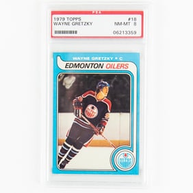 1979 Topps Wayne Gretzky Rookie PSA NM-MT 8