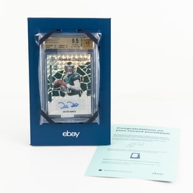 2020 Panini Mosaic #22 Jalen Hurts RC Beckett 9.5