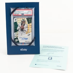 '20 Panini Mosaic #RA22 Jalen Hurts RC PSA 10 AUTO