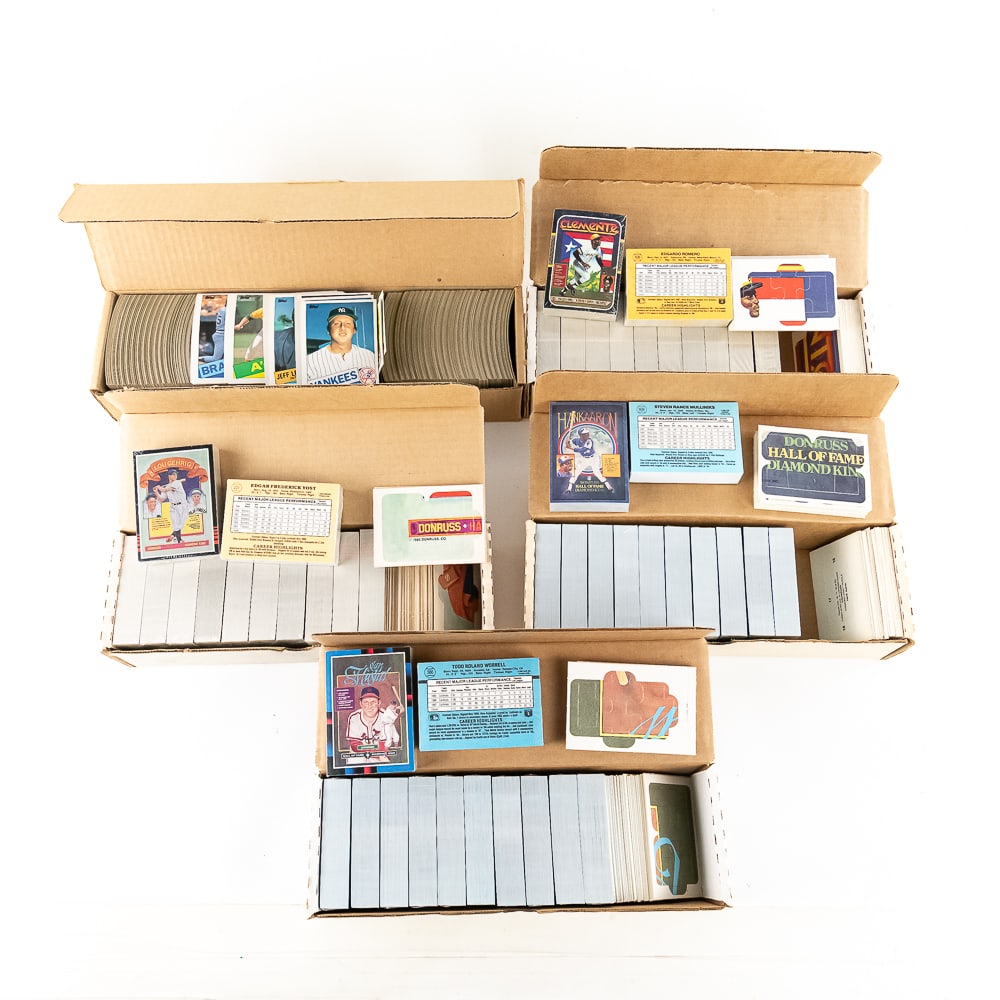 1985-1988 (& 85 Topps) Donruss MLB Factory Sets (1 of 7)