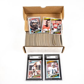 1984 Topps NFL Complete Set Elway & Marino SGC 6