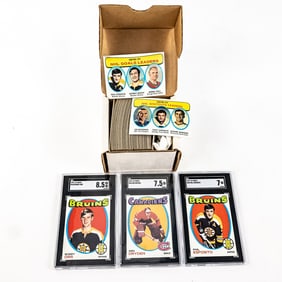 1971-72 Topps NHL Hockey Set ORR 8.5 Dryden 7.5 +