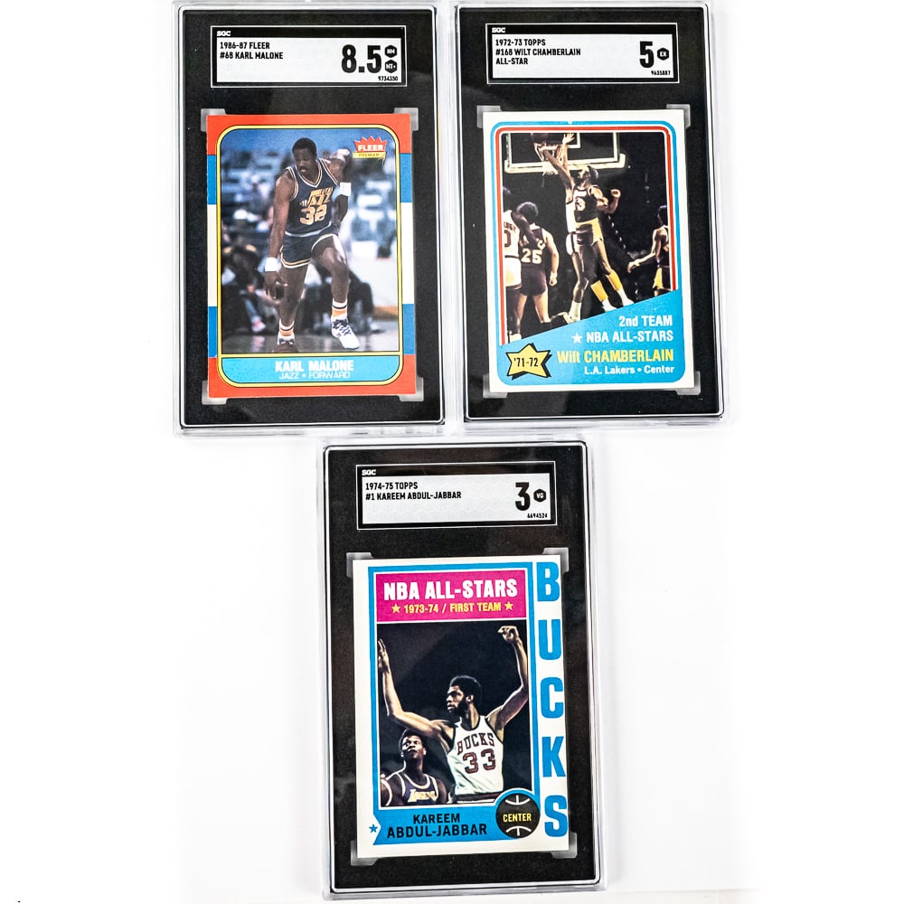 86-87 Fleer #68 Karl Malone RC SGC 8.5 & More+ (1 of 5)