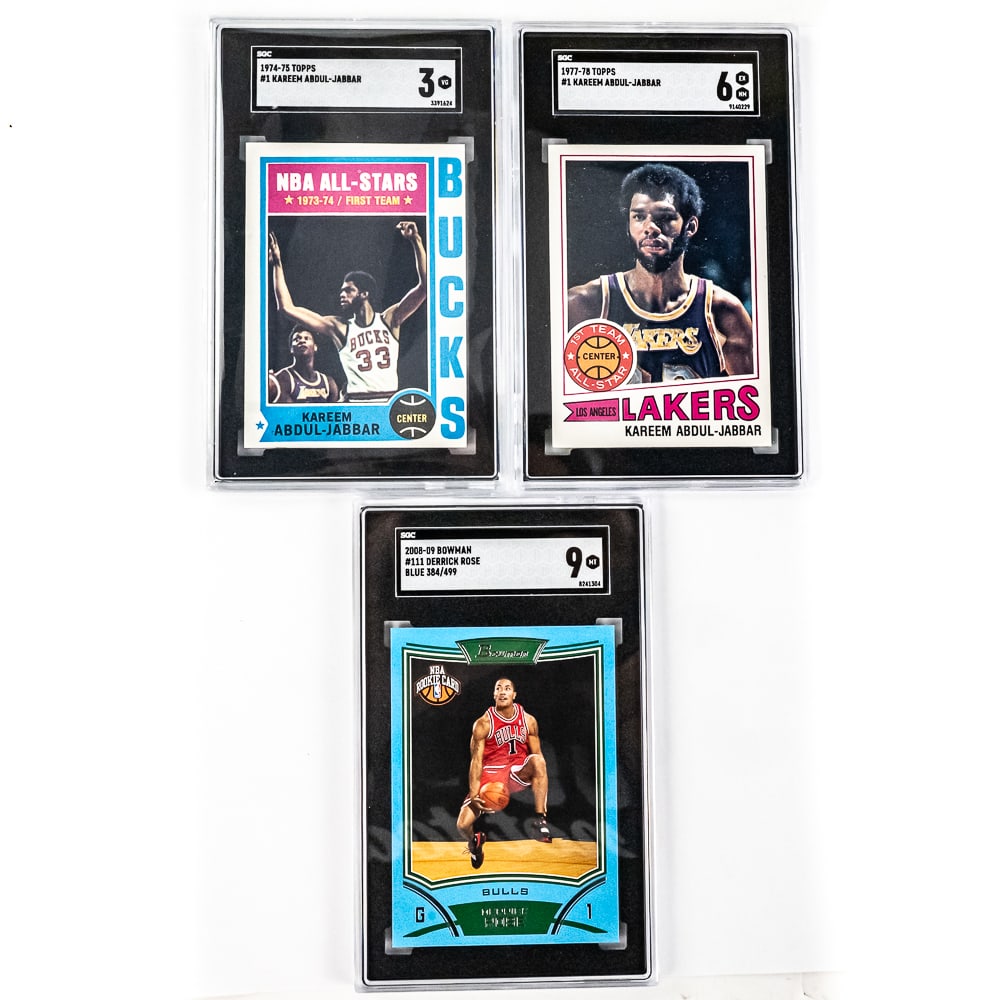 2008-09 Bowman Derrick Rose Blue RC SGC 9 & More (1 of 5)