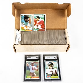 1981 Topps NFL Complete Set Montana Payton SGC 6