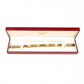 Vintage 8" Men's 14k 28 Gram Yellow Gold Bracelet