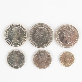 1935 Great Britain Crown '39 Canada Silver $ ++