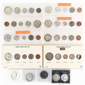 US Silver Birth Year Sets & Silver Kennedy Half's