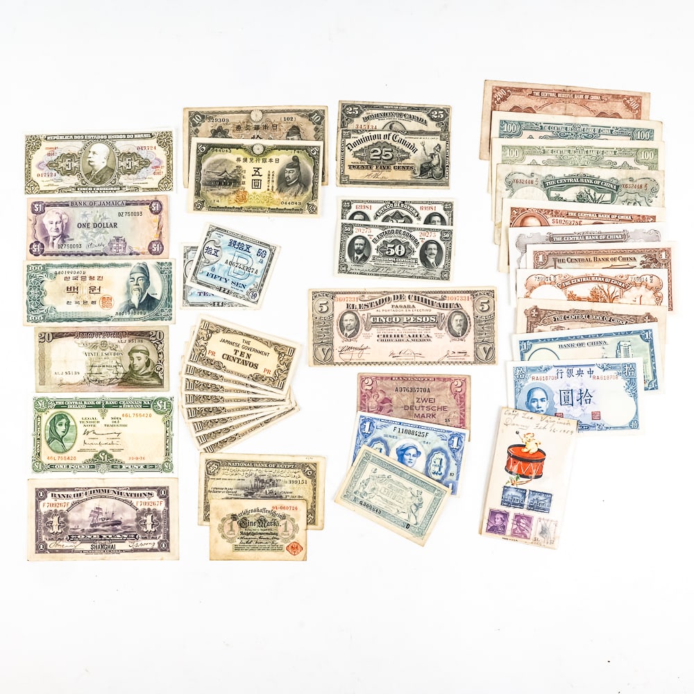 1914 Shanghai One Yuan China Bills & Foreign $ (1 of 8)