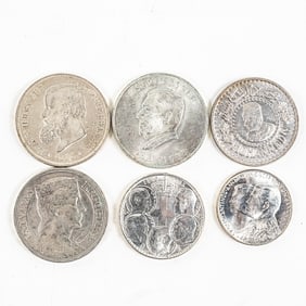 1888 Brazil 2000 Reis Silver Crown & World Coins++
