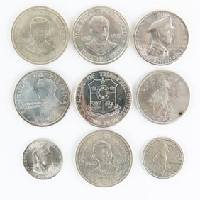 Unc. High Grade 1907-1970 Philippine Silver Coins