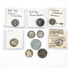 Collection of Assorted Ancient Roman Copy Coins