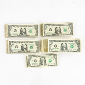 (103) 1969-1981 U.S. $1 Federal Reserve Note Bills