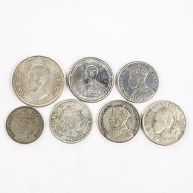 BU 1949 New Zealand 1 Crown, (2) 1934 Half Crowns+