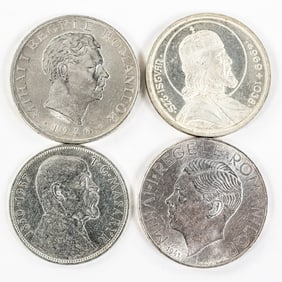 Unc 1938 Hungary 5 Pengo 41 & 46 Romania Lei &More