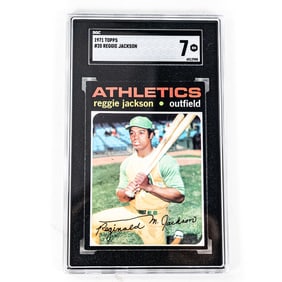 1971 Topps #20 Reggie Jackson SGC 7