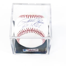 MLB Great Pete Rose Autographed HIT KING Baseball