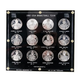 1992 USA Basketball Team Silver Proof Set 588/1000