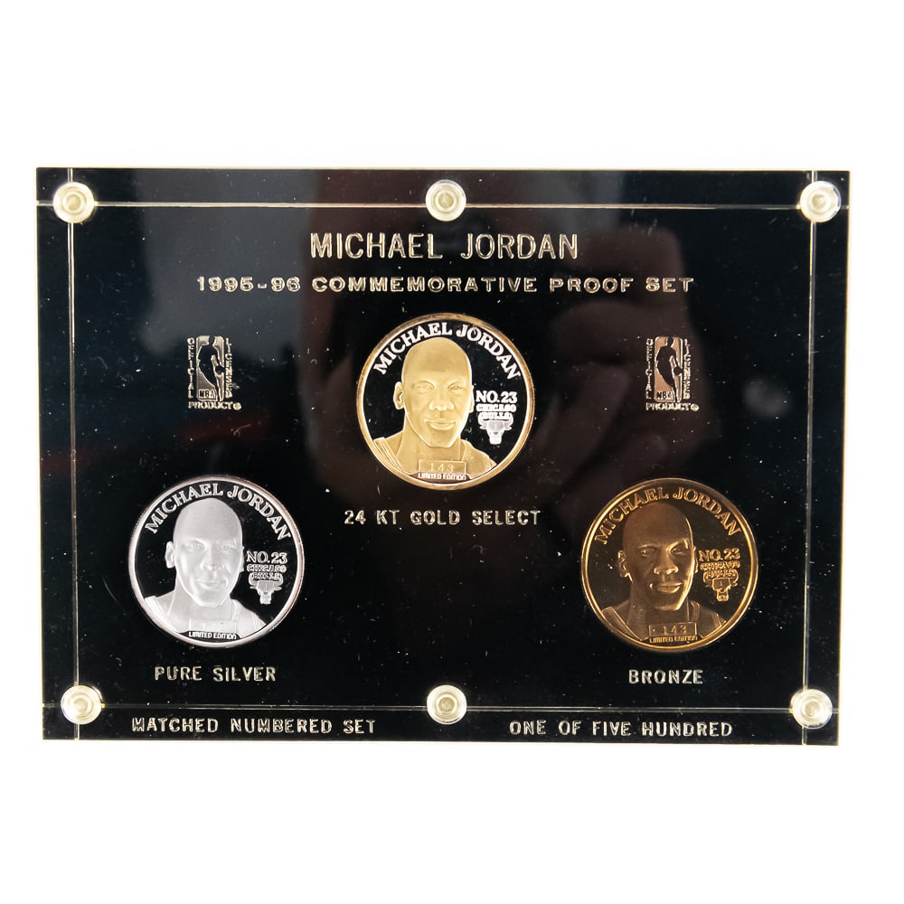 LE 1995-96 Commemorative Michael Jordan Proof Set (1 of 8)