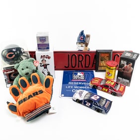 Gale Sayers & Kyle Fuller Auto Mini Helmets & More