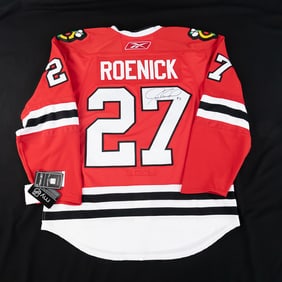 Jeremy Roenick Chicago Blackhawks Auto RBK Jersey