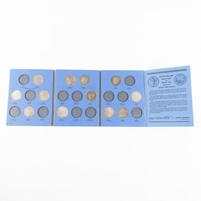 Whitman 78-83 Morgan Album w (12) Silver Dollars