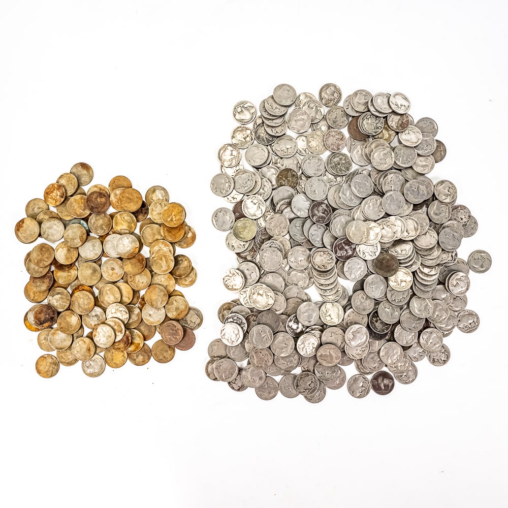 (450) Assorted Year & Condition Buffalo Nickels 5C (1 of 5)